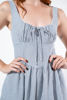 Imagen de Vestido En Rayitas Tirante Ancho, Falda Con Bolsillos
