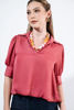 Imagen de Blusa Cuello V Manga Al Codo