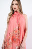 Imagen de Maxi Dress Cuello Alto Sin Mangas, Print Floral