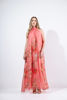 Imagen de Maxi Dress Cuello Alto Sin Mangas, Print Floral