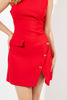 Imagen de Vestido Sin Mangas Detalle Botones Decorativos Falda