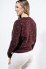 Imagen de Sweater Botones Frente Cuello Redondo, Print Lunares