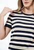 Imagen de Blusa Tejida En Rayas Manga Corta