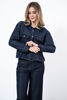 Imagen de Camisera Denim Bolsillos Parche, Detalle Costura Blanca Decorativa