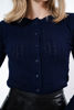 Imagen de Blusa Sweater Botones Cuello Redondo
