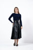 Imagen de Falda Midi En Cuerina