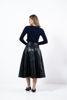 Imagen de Falda Midi En Cuerina