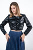 Imagen de Crop Jacket En Cuerina