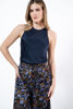 Imagen de Blusa En Satin Sin Mangas Cuello Redondo
