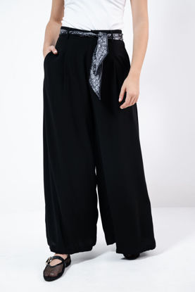 Imagen de Pantalon Pierna recta Talle Alto Con Pañuelo Incluido