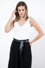 Imagen de Pantalon Pierna recta Talle Alto Con Pañuelo Incluido