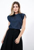 Imagen de Blusa Cuello Chino, Aberturas Laterales