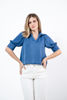 Imagen de Blusa Con Cuello V Manga Al Codo