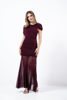 Imagen de Vestido Con Semi Capa, Falda Con Trasparencia
