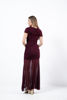Imagen de Vestido Con Semi Capa, Falda Con Trasparencia
