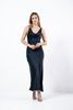 Imagen de Vestido En Satin Sin Mangas Cuello Bobo