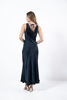 Imagen de Vestido En Satin Sin Mangas Cuello Bobo