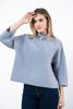 Imagen de Blusa Sweater Cuello Alto Manga Ancha