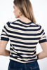 Imagen de Blusa Tejida En Rayas Manga Corta