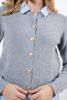 Imagen de Sweater Botones Y Cuello En Rayas Decorativos