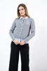 Imagen de Sweater Botones Y Cuello En Rayas Decorativos