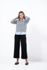 Imagen de Sweater Botones Y Cuello En Rayas Decorativos