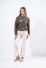 Imagen de Sweater Con Bordado Cuello Redondo